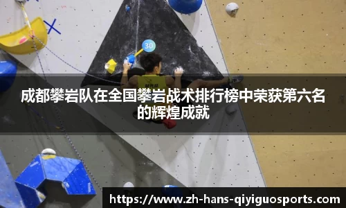 成都攀岩队在全国攀岩战术排行榜中荣获第六名的辉煌成就